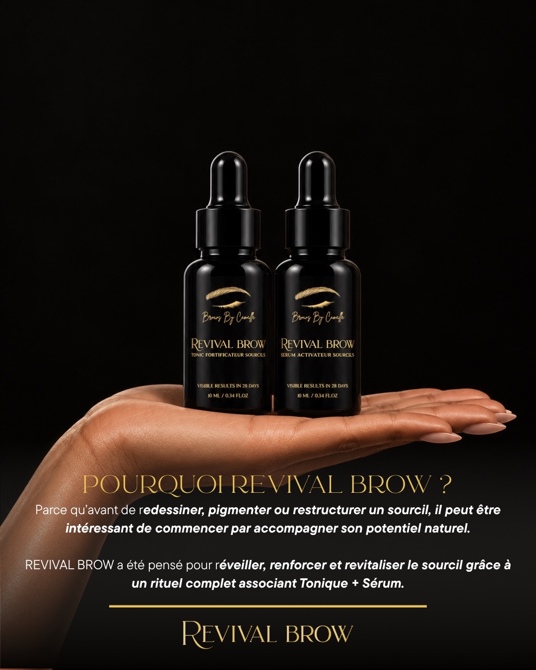 Tonique et sérum Revival Brow